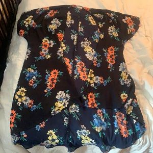 LA Hearts Floral Kimono